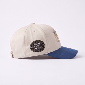 Gorra de Béisbol de Lona Lavada de 6 Paneles con Logotipo Personalizado, Impresión Digital, Estilo Vintage, Ajustable, con Patrón de Letras - Product Image 3