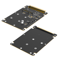 Tarjeta Adaptadora IDE de 44 Pines para SSD MSATA, Adaptador Mini-SSD ATA de 44 Pines para SSD de Tamaño Completo y Medio, Material PCB para Uso en Laptops