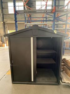 Armario <span class=keywords><strong>de</strong></span> Almacenamiento para Patio Exterior, Cobertizo <span class=keywords><strong>de</strong></span> Jardín con Puertas Dobles, Unidad <span class=keywords><strong>de</strong></span> Almacenamiento <span class=keywords><strong>de</strong></span> Jardín Resistente a la Intemperie - Product Image 2