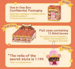 ノベルティ文化神話獣ブラインドボックスアイテム風水ホームデコレーション神秘的な形而上学ぬいぐるみ冷蔵庫マグネット - Product Image 6