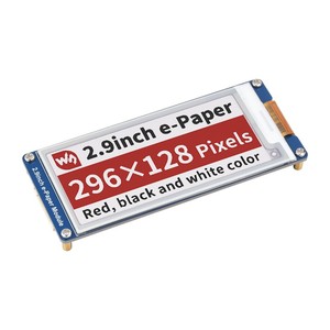 Módulo de Pantalla de Tinta Electrónica (E-Ink) de 2.9 Pulgadas (B), 296x128, Rojo/Negro/Blanco, SPI - Product Image 4