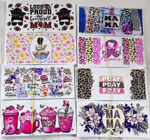 Personnalisé <span class=keywords><strong>cancer</strong></span> du <span class=keywords><strong>sein</strong></span> uv dtf tasse wraps transferts uv dtf transfert à froid tasse wrap transferts décalcomanies uv dtf verre tasse wrap pour libby - Product Image 5