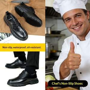 Zapatos de <span class=keywords><strong>Chef</strong></span> para Hotel, de Microfibra, con Suela Gruesa de Goma, Ligeros, Impermeables, Antideslizantes, Resistentes al Aceite, Fáciles de Limpiar - Product Image 1