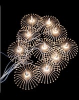 Décoration de Plafond d'Accessoire de Mariage, Lumières LED Papillon, Suspension Lumineuse Florale LED pour Banquet