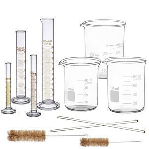 Herstellerchemie-Dreiecksbecher China <span class=keywords><strong>800ml</strong></span> 1000ml 100ml Doppelwandiger Glasbecher - Product Image 1