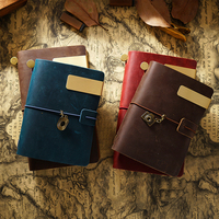 Carnet en cuir de qualité supérieure, durable, fait à la main, tailles A5, A6, A7, reliure cousue, journal pour les voyageurs et les journaux de vacances