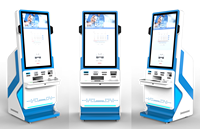Fabricante de Kioscos OEM ODM, Kiosco de Autoservicio con Pantalla Táctil para Escanear/Copiar e Imprimir Documentos para Banca/Medicina