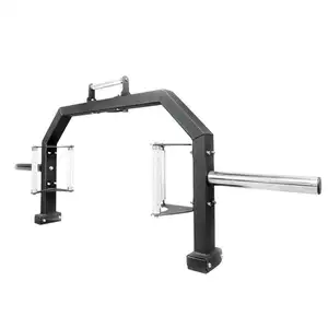 Venta al por mayor nuevo diseño funcional Fitness barra hexagonal abierta levantamiento de pesas Hex seguridad Squat Trap Bar