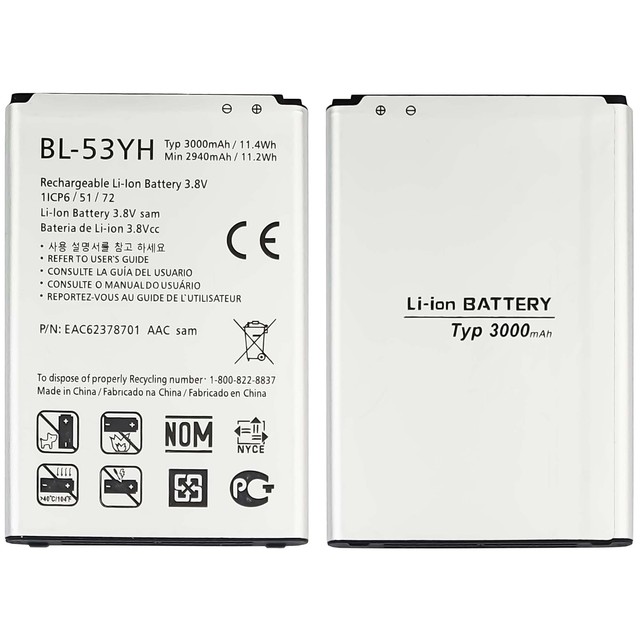Factory Price BL-53YH Battery for LG G3 D855 D858 D859 D851 F460 D850 VS985 F400