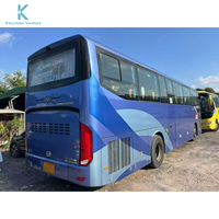 Autocar de luxe d'occasion Kinglong6112, 48 places, transmission manuelle, moteur diesel Euro 2, coffre à bagages super spacieux