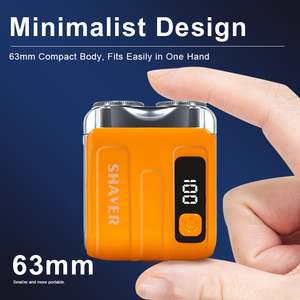 Recortadora de Barba, Mini Afeitadora Facial Recargable, Cuchilla de Titanio Autoafilable, Fácil de Limpiar, Expresa Tu Estilo con Vibrante Personalidad - Product Image 6