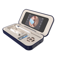 Ensemble de 2 en 1 pour le retrait du cérumen, endoscope buccal, caméra dentaire orale avec boîte de rangement de charge