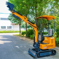 Mini-excavatrice compacte MK10, portée de fouille de 2880 mm, machine de micro-excavation pour espaces étroits