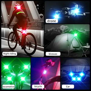 Lumière stroboscopique LED sans fil pour <span class=keywords><strong>moto</strong></span>, drone, 7 couleurs, lampe <span class=keywords><strong>de</strong></span> signalisation clignotante pour voiture, vélo, <span class=keywords><strong>moto</strong></span>, feu <span class=keywords><strong>de</strong></span> <span class=keywords><strong>jour</strong></span> - Product Image 6