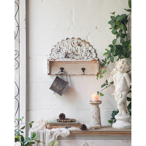 Estantes de Pared de Alta Calidad, Estante de Esquina de Madera Envejecida Estilo Vintage, Adornos de Pared para Sala de Estar, Estantes <span class=keywords><strong>Flotantes</strong></span> Estilo Boho - Product Image 6