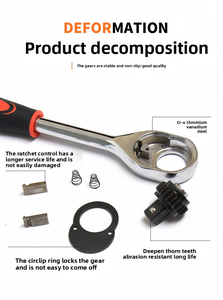 Nhà Máy Bán Buôn Tùy Chỉnh OEM Tay Bộ Dụng Cụ Công Cụ <span class=keywords><strong>12Pcs</strong></span> Kết Hợp Ratchet Cờ Lê Thiết Lập Với Trường Hợp Khó Khăn Giá Thấp Hộp Công Cụ Thiết Lập - Product Image 5