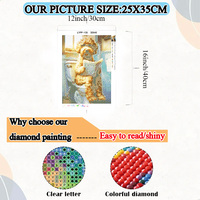 Personnalisation de paysage personnalisée, peinture au diamant 5D DIY, cadeau pour bébé, murale, décoration de la maison, vente en gros