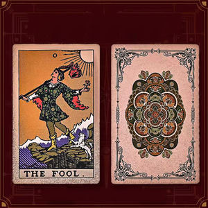 بطاقات تارو مخصصة بالجملة على الطراز الأوروبي، مصنوعة من الورق الممتاز مع طباعة ذهبية مقاومة للماء، تشمل دليل المستخدم - Product Image 2