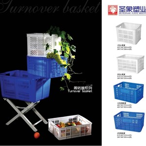 <span class=keywords><strong>ลัง</strong></span>พลาสติกหนา Shengxiang รูปทรงสี่เหลี่ยมผืนผ้า วัสดุ PE ทนทานต่อการตกกระแทก แข็งแรงสูง สำหรับใส่ผักและผลไม้ - Product Image 3