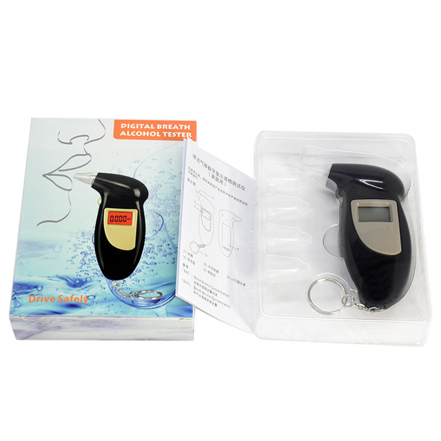 Portable Dual-Use Digital Alcohol Tester Blow-Type Home & Car Gas Analyzer Drunk Driving Tester Instrument Alcohol Breath Tester