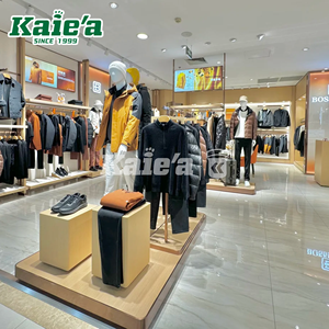 Kim loại quần áo kệ với Kệ phù hợp với màn hình đứng người đàn ông cửa hàng may mặc đồ nội thất - Product Image 5