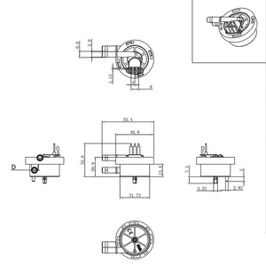 Capteur de débit de liquide à effet Hall EPTTECH FM-HL2124, débitmètre à <span class=keywords><strong>turbine</strong></span> de qualité alimentaire pour le thé, le café, la bière - Product Image 6