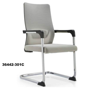 Silla de Visita Moderna con Malla y Reposabrazos Fijos para Oficina, Reuniones y Sala de Espera - Product Image 3