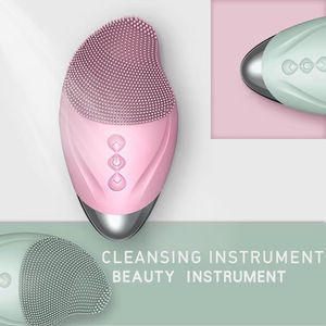 Nouveau Nettoyeur Facial Électrique Portable en Silicone, Étanche, Brosse Nettoyante Vibrante pour le Visage - Product Image 4