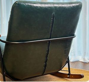 Кресло-качалка из восковой кожи - Product Image 6