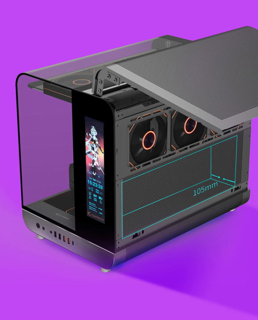 Phantom Super Sports Tower Case - Mid Tower Design with Digital