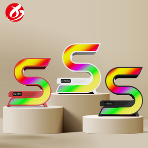 Altoparlante Bluetooth <span class=keywords><strong>3</strong></span> in 1 con Ricarica Wireless, Luce LED RGB, Sveglia, Rumore Bianco, Supporto Telefono, Riproduzione TF Card AUX USB - Product Image 4