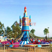 Équipement de parc à thème de parc d'attractions forain jeu pour enfants avion d'autocontrôle rotatif électrique