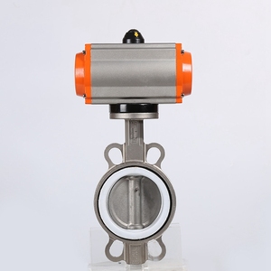 Vanne pneumatique à commande d'air PN16, à siège en PTFE, simple action, en acier inoxydable 304, type PD07 PN16 - Product Image 2