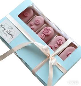 Caja de Papel Sostenible de 5 Compartimentos con Ventana Transparente para Productos de Panadería y Confitería - Product Image 3