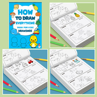 Livres de dessin étape par étape pour enfants, livres de tutoriels sur les figurines, carnets de coloriage et de croquis, livre d'activités pour apprendre à dessiner