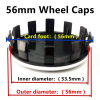 Cache-moyeux de roue de voiture 56mm 68mm pour B-M-W E46 E90 E91 E92 E39 E87 E53 F15 G20 E30 E36 F30 F20 X1 X2 X3 X5 X6 X7 Accessoires