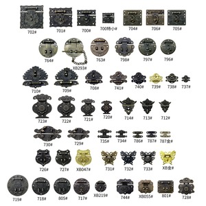 Antique Bronze Clasp <b>Lock</b> Zinc Alloy Vintage Box <b>Lock</b> Hardware DIY Bag Accessories - Product Image 4