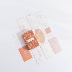 <b>Boxed</b> Loose Leaf <b>Writing</b> Paper Notepads-'All Things Forest' Series-Vintage Journaling Message & Note Base Paper-6 Styles - Product Image 6