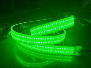 Feux de Roue à Double Rangée de Haute Qualité Blanc Pur 6000K Rouge Vert Bleu 2 5 Rangées 12V SMD 5730 Bande LED Feux de Roue à Double Rangée - Product Image 4