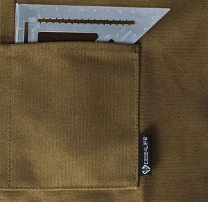 Free sample <b>Waxed</b> <b>Canvas</b> Gardening Tool Apron - Adjustable Waist & Neck Multi-Purpose for Gardeners, DIY, Woodwork, Carpenters, - Product Image 3