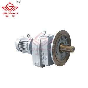 Boîte de vitesses/moteur à engrenages hélicoïdaux horizontaux/verticaux Onlypower série R R137, rapport de réduction personnalisable, construction en acier/fer fonte - Product Image 3