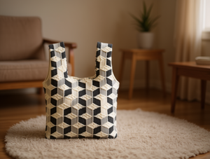 Gilet in Maglia da Donna con Motivo Geometrico, Abbigliamento Casual, 100% Acrilico, Lunghezza Regolare, Stile Pullover - Product Image 2