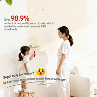 Peinture texturée moderne pour murs extérieurs, effet velours, revêtement acrylique artistique à effet cristal métallique, imperméable, application au pinceau pour hôtels et villas