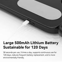 Balance connectée de luxe intelligente avec grand écran VA, 8 électrodes, verre trempé, capacité 180 kg, mesure de la graisse corporelle et de l'IMC (OEM/ODM)