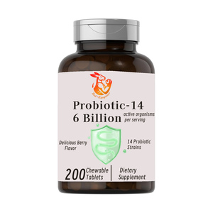 OEM Private Label Probiotic Tablets for Healthy Digestive Improve Immune System Probiotic <b>Blend</b> Supplement Tablets - Product Image 1