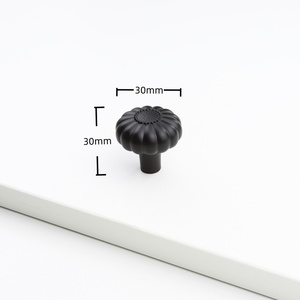 Varios pomos de armario para muebles, tiradores de cocina de aleación de Zinc, tiradores de cajón de oro negro, tiradores de armario, tiradores de armario - Product Image 6
