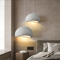 Wabi-sabi Suspension LED moderne à hauteur réglable de style japonais 3000k pour restaurant à domicile et hôtel