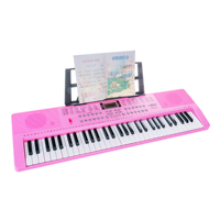 Hochwertiges Tragbares Leichtgewichtiges Elektronisches Keyboard mit Eingebautem Lautsprecher USB-Recorder Klavier-Synthesizer-Funktionen zum Verkauf