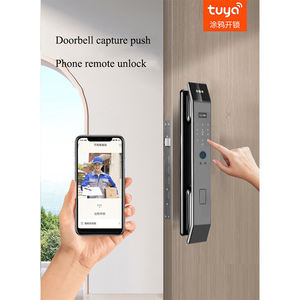 Tuya <span class=keywords><strong>Portero</strong></span> Electrónico Con Cámara Inteligente Huella Dactilar Seguridad Cerradura Inteligente Automática - Product Image 3