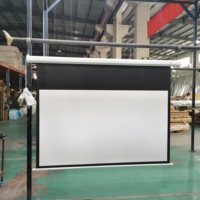 Celestron — écran de projection motorisé, 120 pouces, prix d'usine, plafond, écran de projecteur électrique, IR ou Rf, télécommande